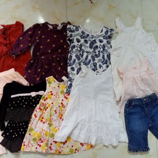 Combo đồ bé gái cho mẹ cúc ly thu