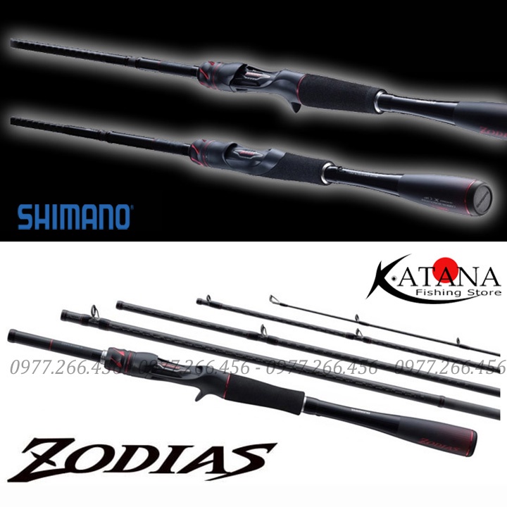Cần Câu Lure Shimano Zodias 5 Khúc - cần du lịch, thu gọn