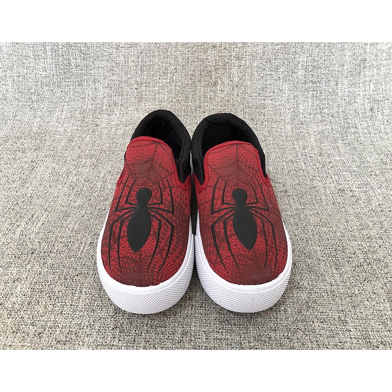 Giày lười Slip on Spiderman hàng xuất cho bé size đại