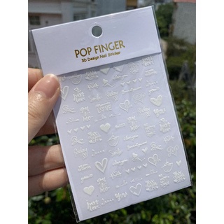 Sticker & Decal hình chữ dán móng mẫu mới (1)