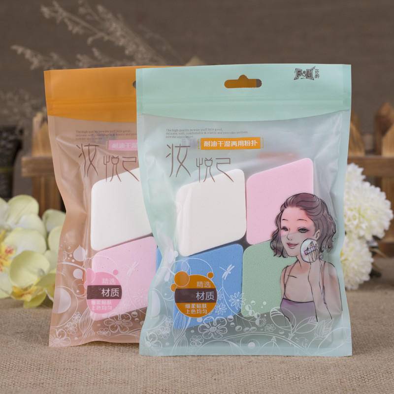 Bộ Mút Trang Điểm Nhiều Màu Kèm Hộp Đựng Tiện Dụng