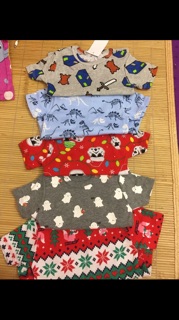 5 bộ carter cho bé 5-7kg