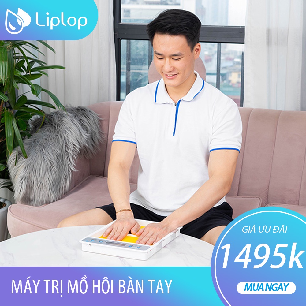 Máy Chữa Trị Mồ Hôi Tay Liplop MS01B Dành Cho Nam Nữ - Được Bộ Y Tế Chứng Nhận &amp; Các Bác Sĩ Da Liễu Khuyên Dùng