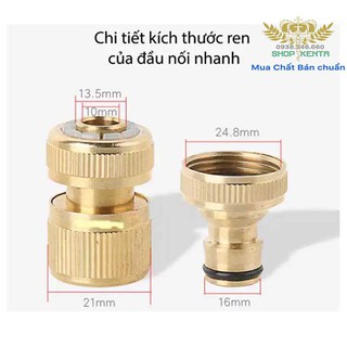 BỘ KHỚP NỐI NHANH ĐẦU VÀO BẰNG ĐỒNG CHO MÁY RỬA XE MINI ÁP LỰC CAO
