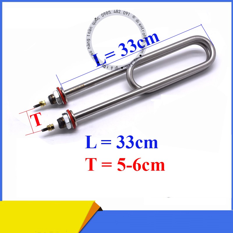 Thanh nhiệt tủ cơm, U kép, điện trở đốt, còng nhiệt