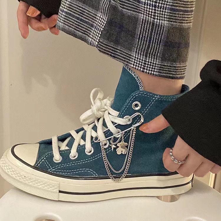 iF YOU Trâm Cài Áo Dạng Dây Xích Mặt Hình Gấu Thời Trang Thanh Lịch Cho Nữ