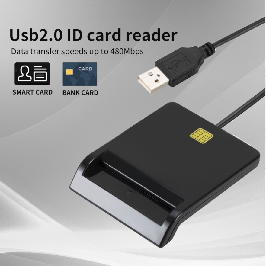 Đầu Đọc Thẻ Nhớ Usb Sim Ic / Id Emv Tf Mmc Usb-ccid Iso 7816