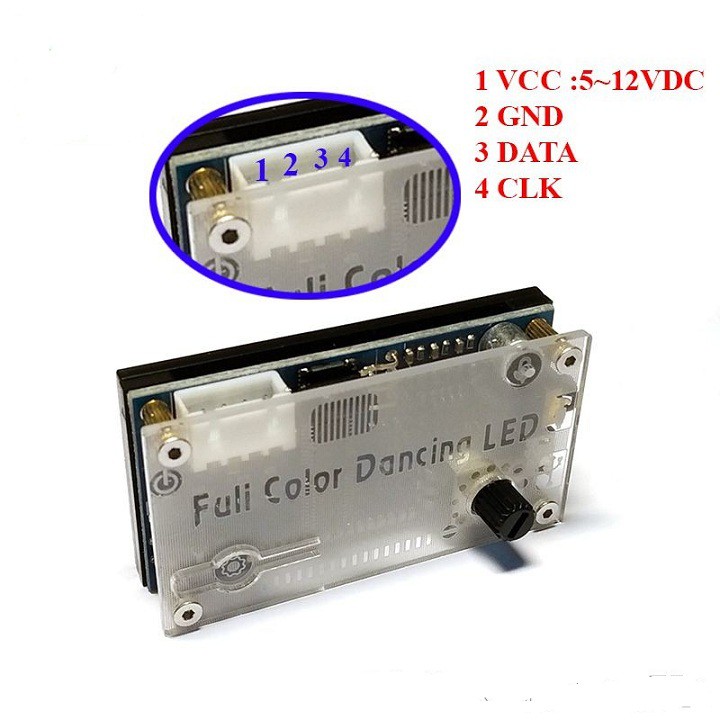 Mạch điều khiển LED nháy theo nhạc Full Color