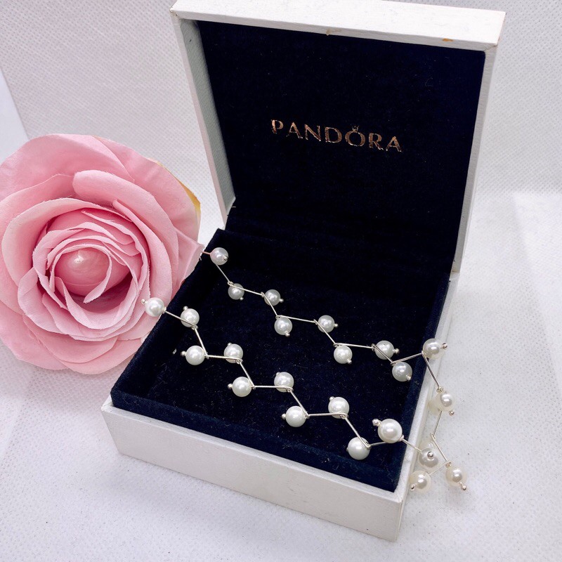 Vòng cổ kiểu chocker phối bi sành điệu bạc chuẩn NGỌC MẬU