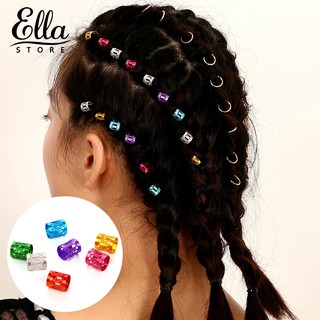 Khoen bện tạo kiểu tóc nhiều màu sắc vô cùng độc đáo