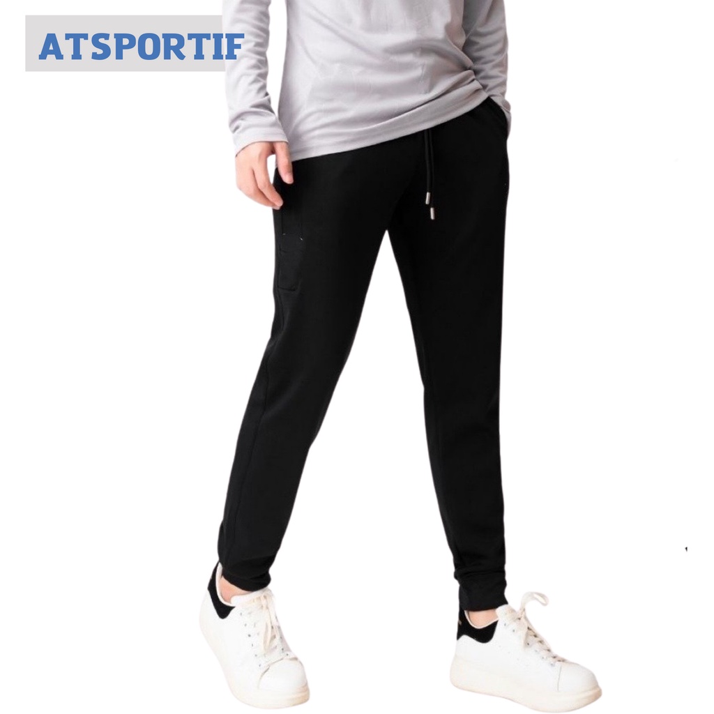 Quần Jogger Thể Thao Nam Vải Nỉ Co Giãn