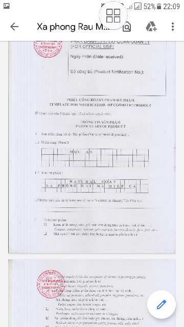 Sà phòng rau má diếp cá côccherry Mộc An | BigBuy360 - bigbuy360.vn