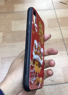 Ốp lưng kính cường lực iPhone X thần tài