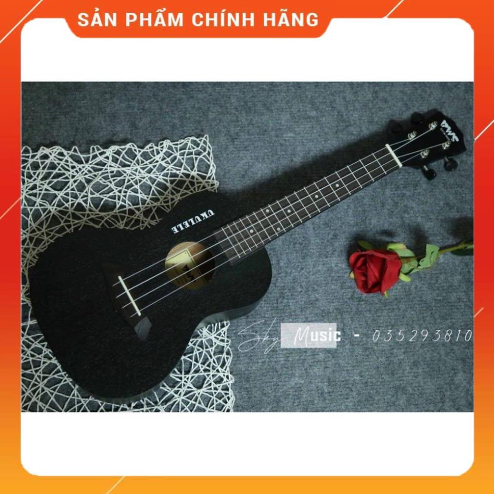 [HÀNG LOẠI 1] Đàn Ukulele Concert BWS 23inch Đen Huyền Bí (Tặng kèm Full phụ kiện)