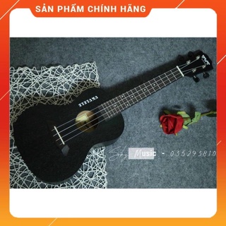 Đàn ukulele concert bws 23inch đen huyền bí