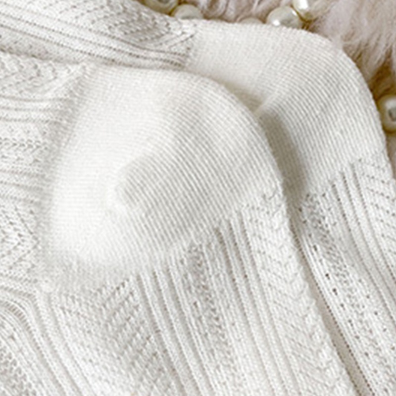 Xixi Vớ cotton Lưới Cổ Thuyền Họa Tiết Chấm Bi Thắt Nơ Phối Ren Gợn Sóng Phong Cách harajuku Nhật Bản Cho Nữ