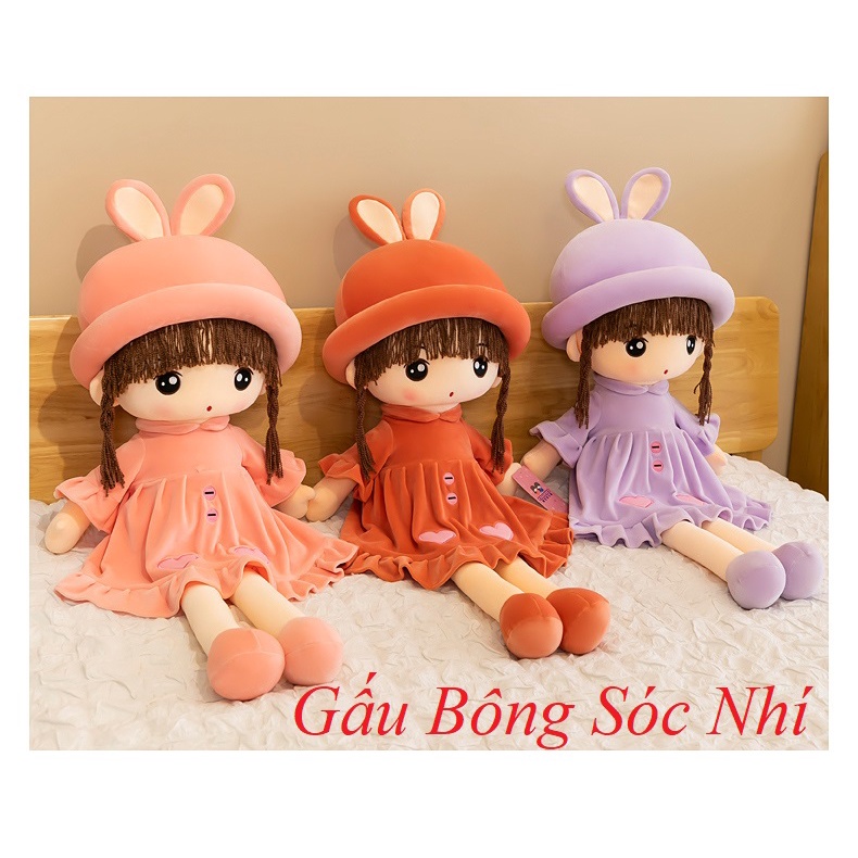 Gấu bông Búp Bê Váy Nhung Hàng Cao Cấp Quà Tặng Dễ Thương Cho Bé