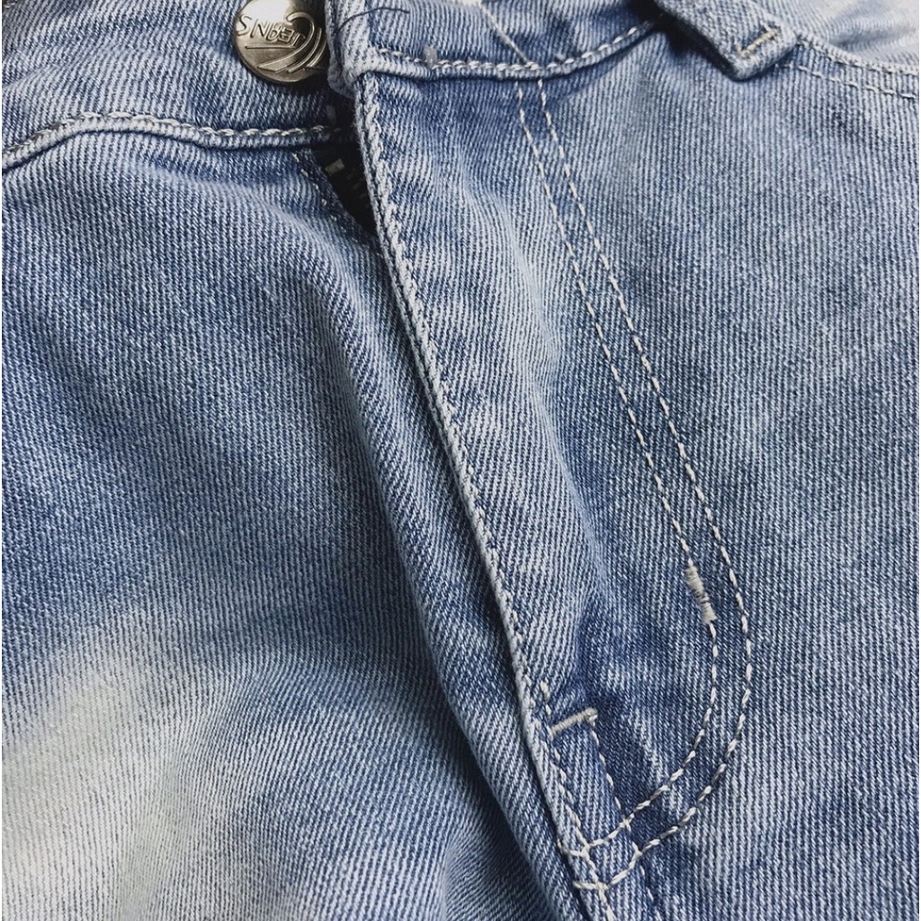 Quần jean nam xanh nhạt ✅ Quần jean xanh nam ✅ Dáng skinny Daddystore