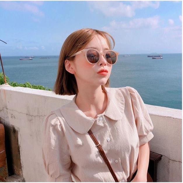 Kính ulzzang gọng tròn Nam Nữ Hàn Quốc Xì Tin D06 RVD - XẢ SỐC