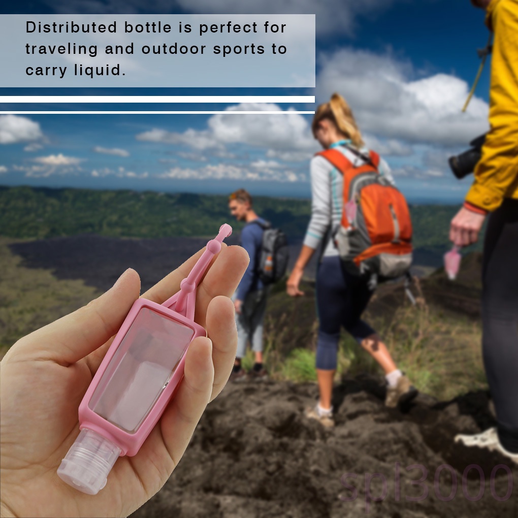 Bình Đựng Gel Rửa Tay Kèm Phễu Màu Sắc Ngẫu Nhiên Tiện Dụng Mang Theo Du Lịch Cắm Trại