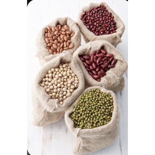 [giá dùngthử] Bột 5 loại hạt, đậu, ngũ cốc (có mè đen) , không đường, pha với nước, túi zip100g -giảm cân, nạp năng lượn