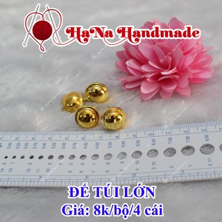 Đế túi tròn thường lớn 15mm (màu bạc, vàng)