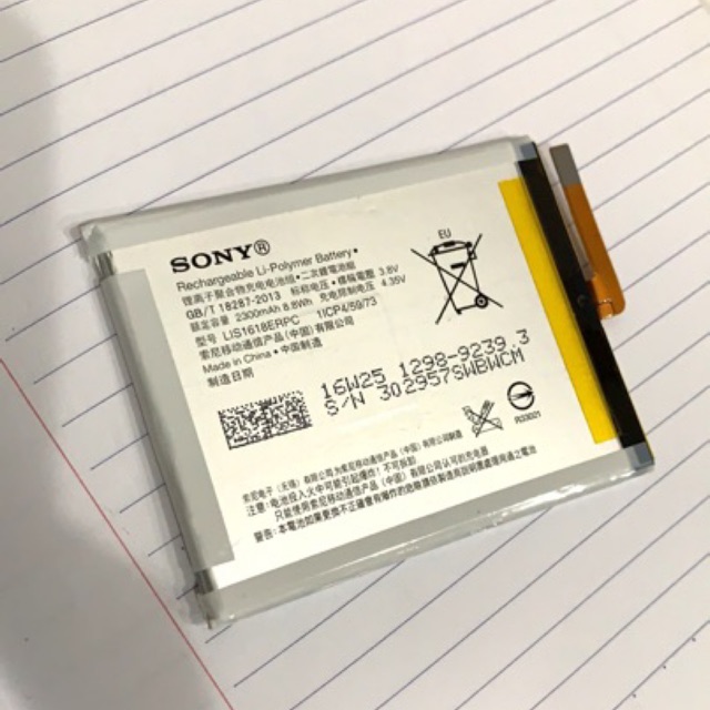 Pin Sony Xperia XA F3116 dung lượng 2300mAh  mới có bảo hành