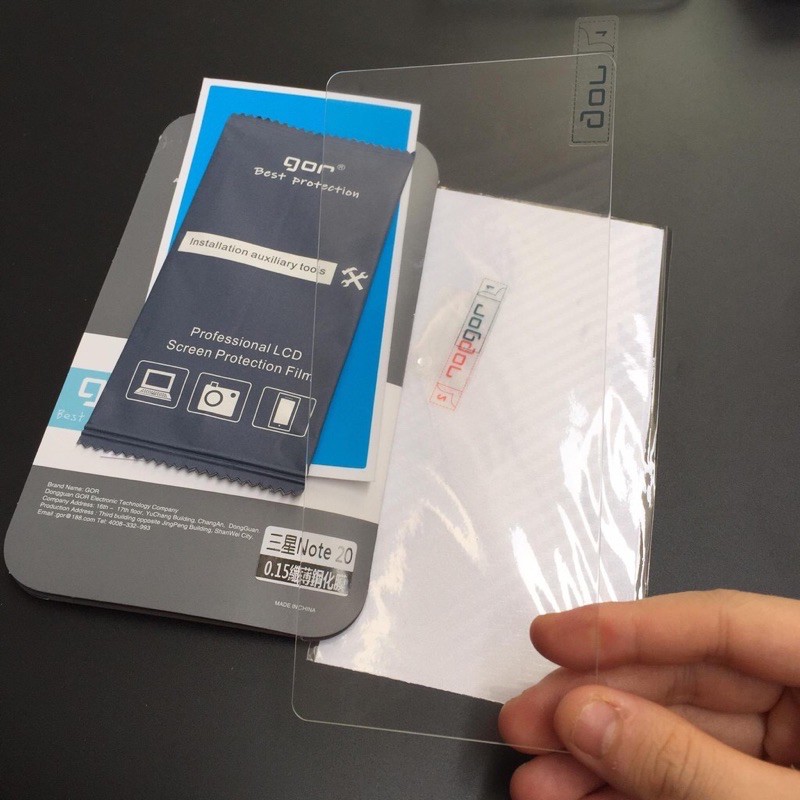 kính cường lực Gor 9H cho samsung Note 20 bát cạnh 2,5D cảm ứng siêu mượt