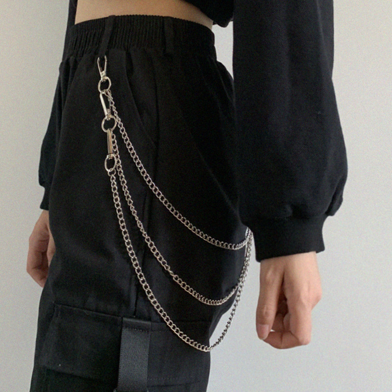 Dây Xích Kim Loại Trang Trí Quần Jean 2301 Phong Cách Hiphop Thời Trang