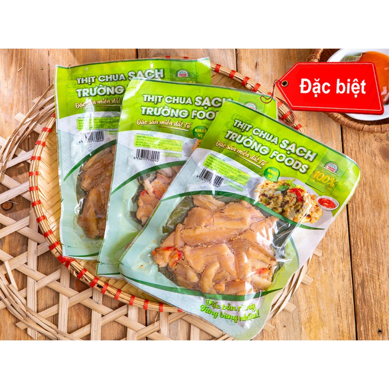 Thịt chua Khai vị Trường Foods đóng gói nhẹ nhàng (100g) đặc biệt xinh xinh cho ít ngời, sản phẩm đạt VSATTP, OCOP 4 sao | BigBuy360 - bigbuy360.vn