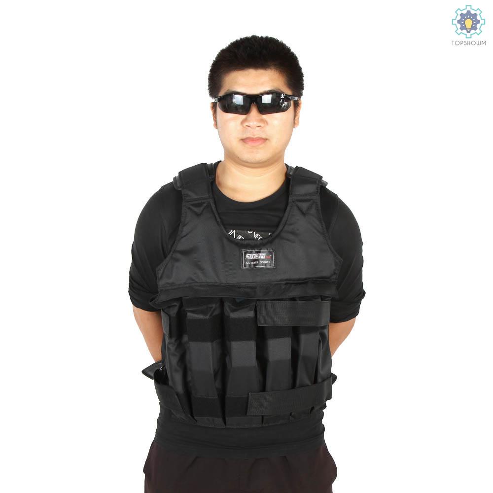 Áo Khoác Tạ Tối Đa 50kg Có Thể Điều Chỉnh Hỗ Trợ Luyện Tập Đấm Bốc