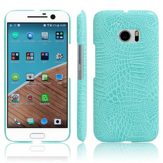 For HTC 10 M10 Case Crocodile Pattern Skin Hard Cover