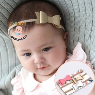 [Free Ship + Hoàn Xu] Set 3 Băng Đô Cho Bé Sơ Sinh Nơ 3 Màu