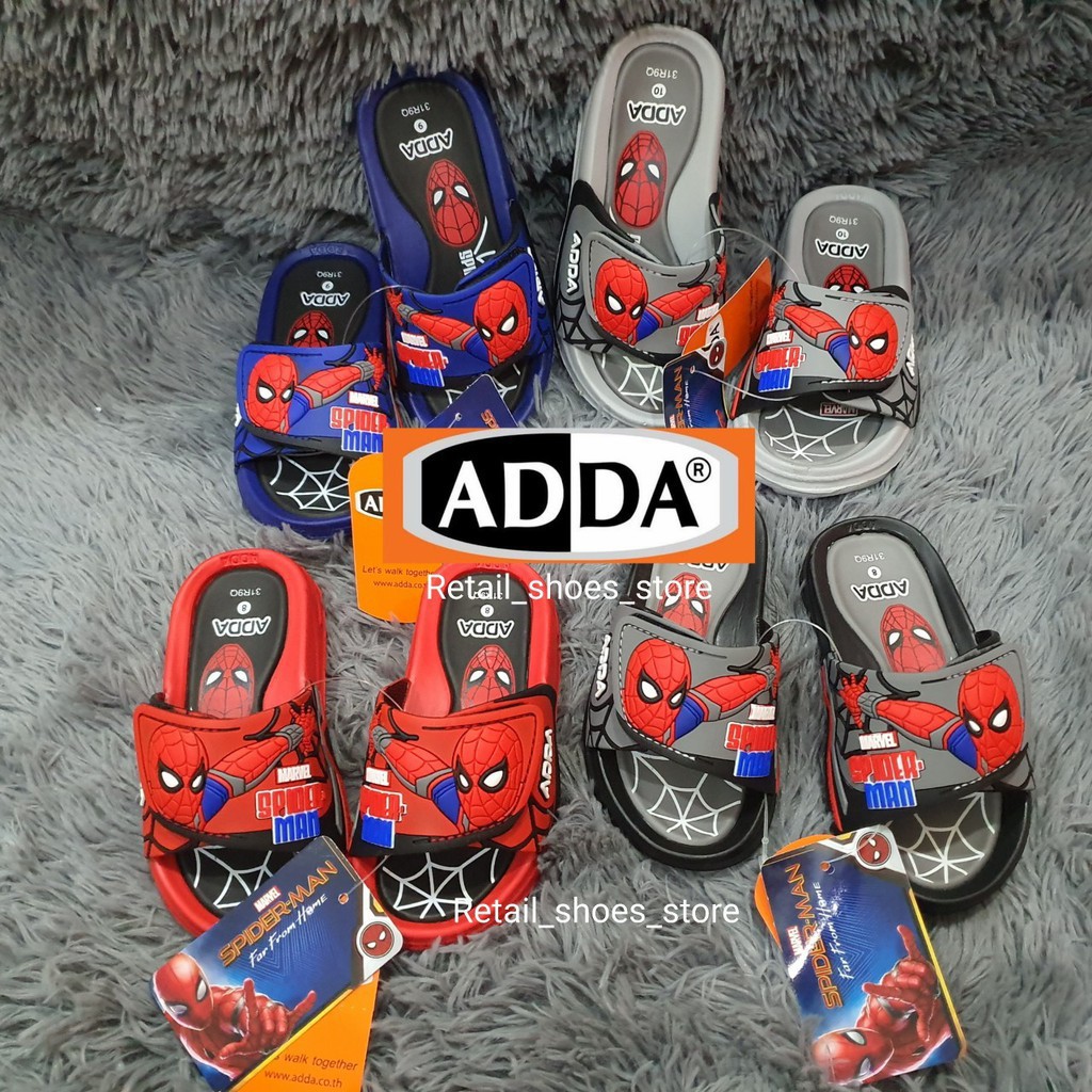 Dép Trẻ Em Siêu Nhân Nhện ADDA 3D 31R9Q Spider man - Mẫu mới , Hàng siêu HOT