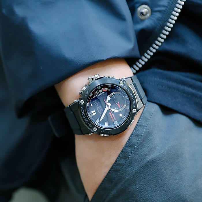 Đồng Hồ Casio Nam Dây Nhựa GSHOCK GST-B200B-1ADR Chính Hãng