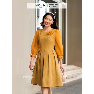 Váy Dạ Tweed Nữ Dáng Dài MV70/BV70 MOON STORE