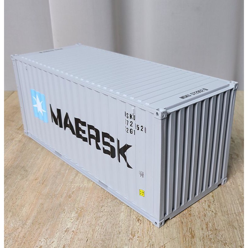 Xe mô hình rơ mooc Container  1:24