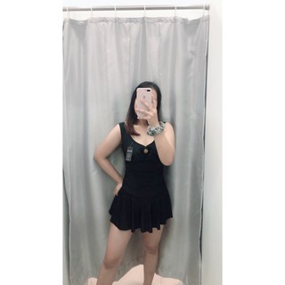 Đầm Bơi Cho Người Mập Dấu Bụng Đồ Bơi Nữ Kín Đáo Size Lớn Tới 80 Kg ( Đầm Nhúng Bụng )