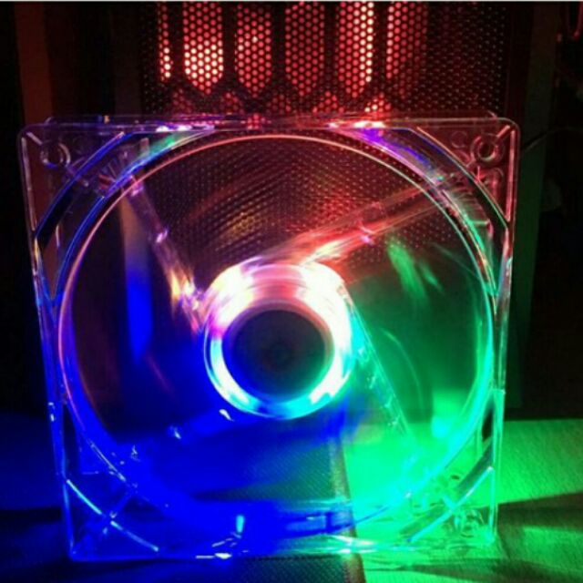 FAN CASE CPU LED 12CM