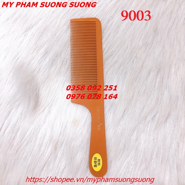 Lược Cắt Tóc Nam Bản To, Lược Cắt Tông Đơ Terrmax 9004 Barber Comb
