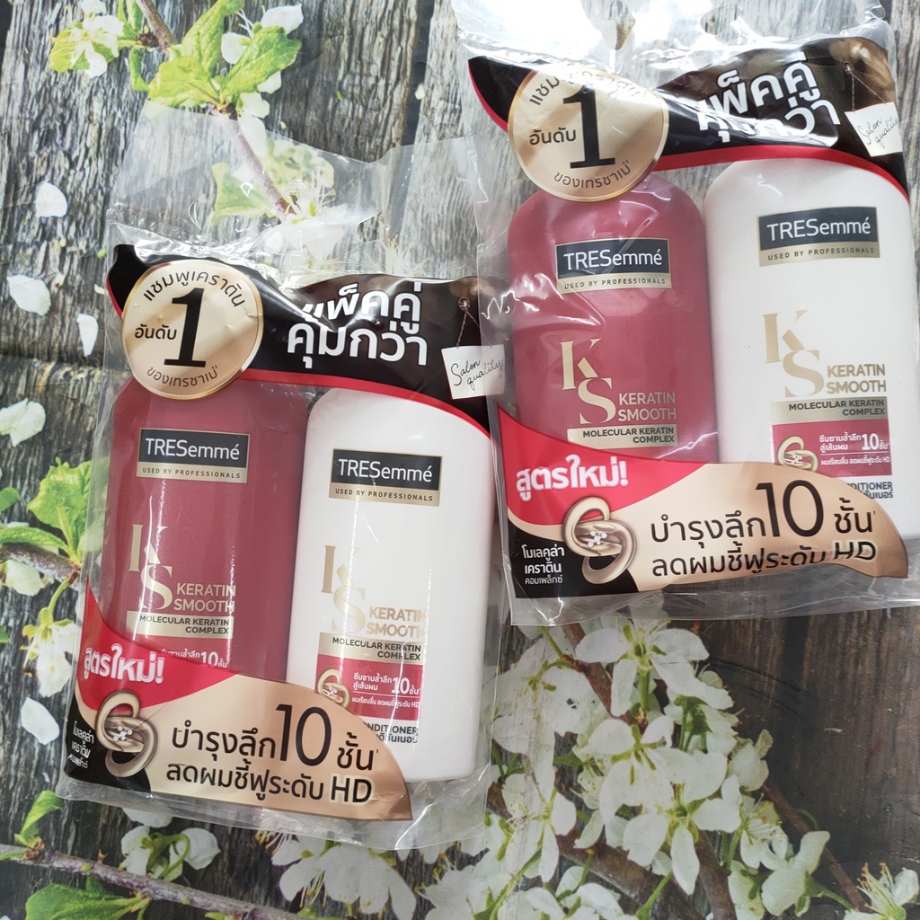 DẦU GỘI / XẢ TRESEMME KERATIN SMOOTH THÁI LAN 450ML