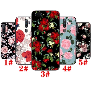Ốp Lưng Silicone Mềm In Hình Hoa Hồng Cho Oppo A5 A8 A9 A31 A32 A53 2020 A12 A12S A12E A52 A72 A91 A92 A92S