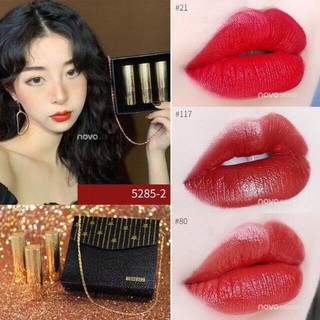 Set Son Nhung Túi Xách 3 Cây Novo Chính Hãng