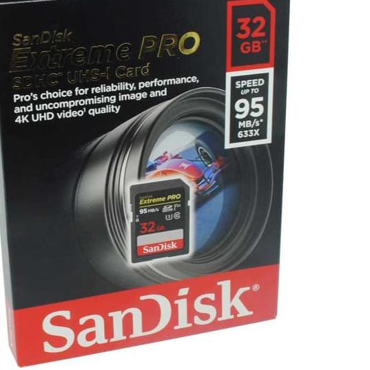 Đầu Đọc Thẻ Sandisk Sdhc Extreme Pro Class 10 (95Mb / S) - 32gb