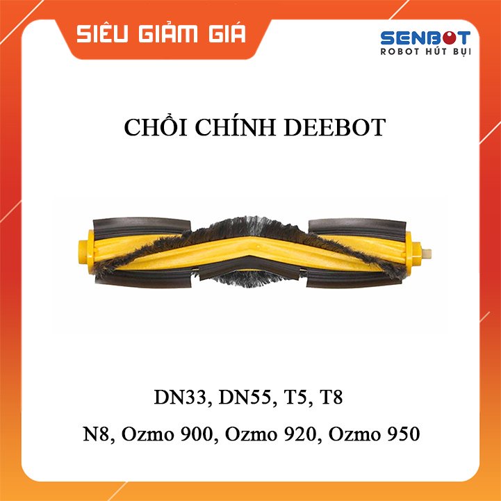 Chổi chính của Robot hút bụi lau nhà Ecovacs DN 33, DN55, T5, T8, N8, OZMO 900, OZMO 920, OZMO 950