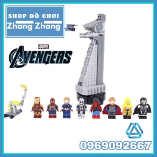 Đồ chơi Xếp hình Hulk Thor Ancient One - Iron man - Spider Man - Captain America Deadpool Avengers Minifigures SY1368
