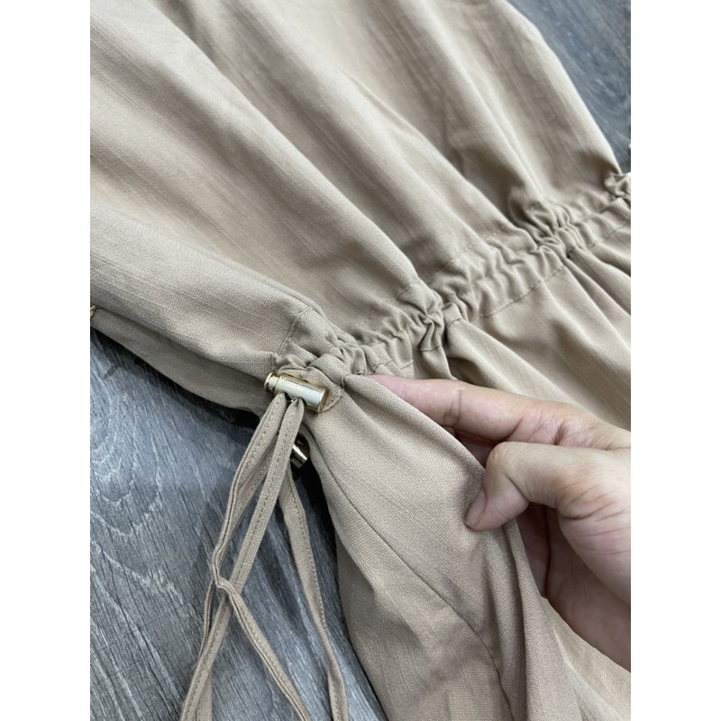 váy đầm công sở dáng xoè chất đũi hàng dư vnxk đẹp | BigBuy360 - bigbuy360.vn