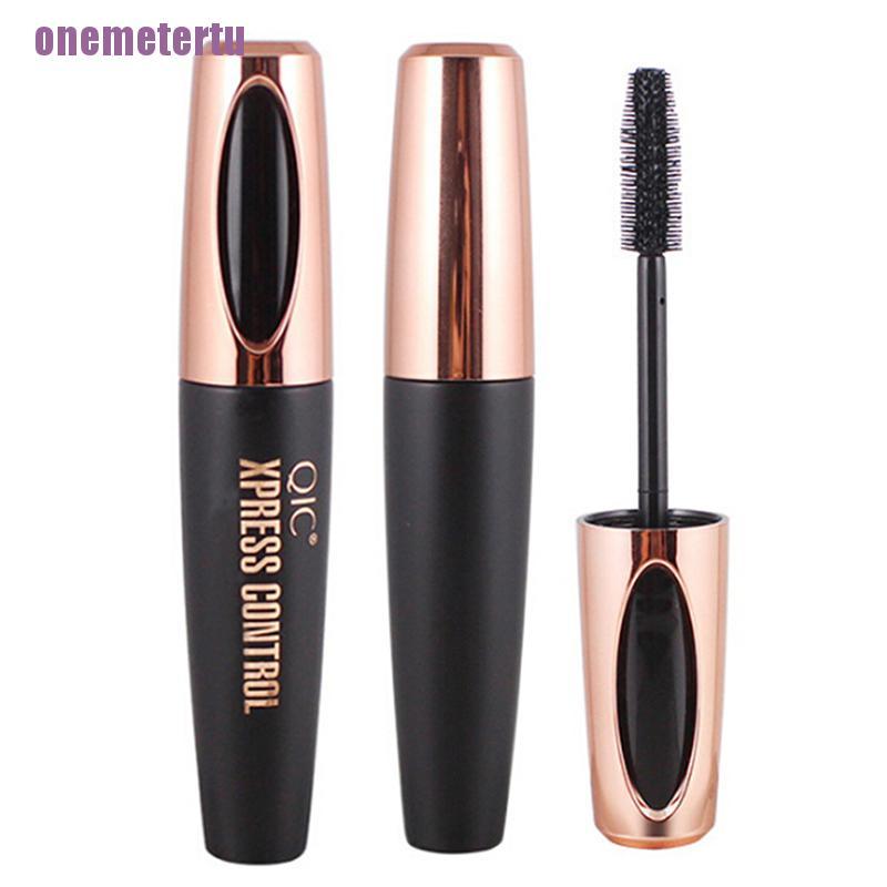 (Hàng Mới Về) Mascara Sợi Tơ 4d Màu Đen Chống Thấm Nước Chuốt Dài Mi