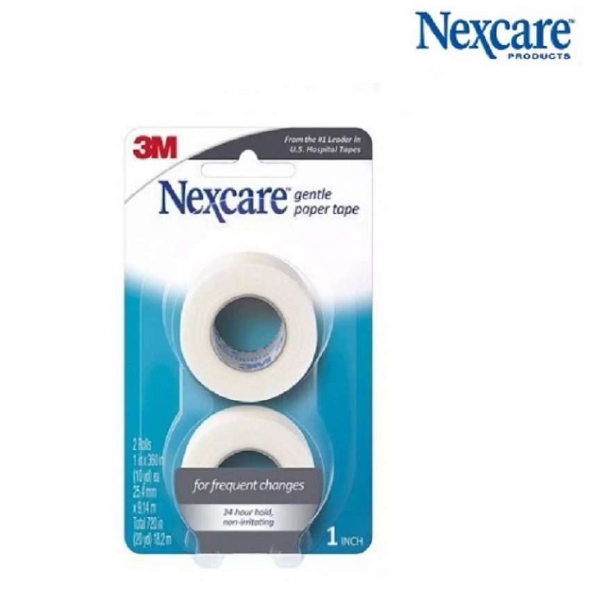 [CHỨC NĂNG] Băng Keo Y Tế Cuộn Giấy 3M NEXCARE 781-2PK ( Vỉ 2 cuộn) bảo vệ vết thương ở những vị trí khó sử dụng