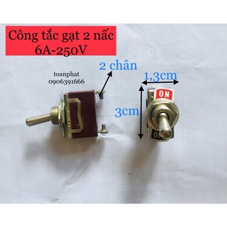 Công tắc gạt 6a-250v 2 chân